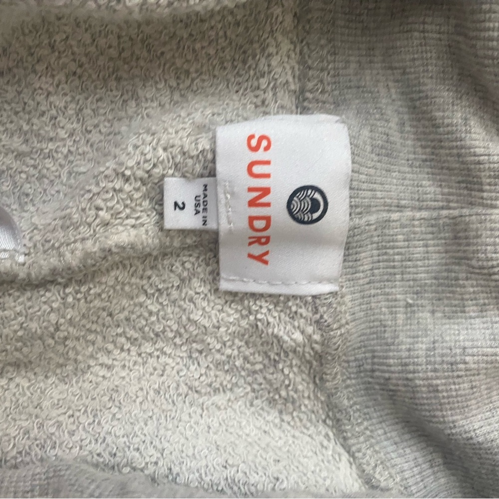 Sundry Gray Joggers with Colorful Stripe - Picture 3 of 3